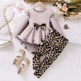 thumbnail image 2 of Linfrsh Toddler Girls Little Girls Fall Clothes Toddler Outfit Girl Sweatshirt Pants Winter Outfit Toddler Girl Outfit for 1t 2t 3t 4t 5t 6t for 5-6 Years, 2 of 7