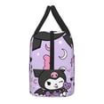 thumbnail image 4 of Unisex Cute Kuromi Insulated Lunch Box Lightweight Reusable Cooler Meal Holder Picnic Work Beach Fishing Lunch Case Tote Bags, 4 of 8