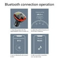 thumbnail image 4 of Binmer Émetteur Bluetooth FM pour Voiture Adaptateur Bluetooth avec Chargeur USB Lecteur MP3 Support Appel Mains Libres, 4 of 9