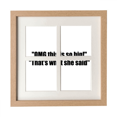 thumbnail image 1 of Quote Joke This Is So Big Frame Wall Tabletop Display 4 Openings Picture, 1 of 3