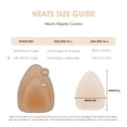 thumbnail image 6 of NEATS Triangle Silicone Adhesive Nipple Covers - 1 Pair (Almond) - L/XL, 6 of 9