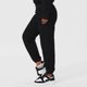 thumbnail image 3 of Pantalones deportivos para mujer con bolsillo deslizante, pantalones deportivos cálidos de felpa de cintura alta para exteriores para otoño invierno negro M, 3 of 7