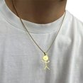 thumbnail image 1 of Unisex Fun Doodles Necklace Innovative Mini Matchstick Pendant Neck Jewelry, 1 of 6