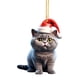 thumbnail image 1 of Pisexur Accesorios para coches, Electrónica para cochesIdeas navideñas: colgante para coche con gatitos, colgante para mochila y asiento de coche., 1 of 3