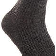 thumbnail image 3 of Lian Style Women's 1 Pair Socks Casual Solid Size 7-9Drak Grey, 3 of 4