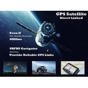 URFRU 9 inch GPS Navigation with Offline Maps for Truck, RV, Pickup and Car