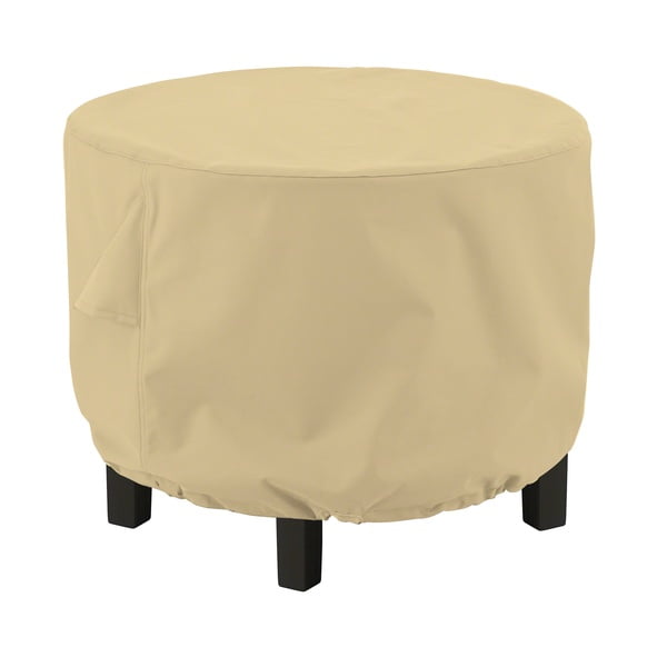 Classic Accessories Terrazzo Round Ottoman Coffee Table Cover All Weather Protection Outdoor Furniture Small 55 909 022001 Ec Canada Classic Accessories Terrazzo Round, Small Outdoor Coffee Table Cover