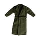 thumbnail image 2 of 1/12 Figura masculina La gabardina larga gabardina en miniatura de cosplay de cosplay de la altura de la altura del abrigo Verde, 2 of 8