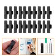 thumbnail image 1 of HAMPPLIES 20Ud Clip Plástico Negro Para Sujetar Bolígrafos En Pared Para Uso En Estudio, 1 of 8