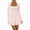Light Pink, variant on Women's Square Neck Ruffle Hem Mini Dress Ruched Waist Long Sleeve Short Party Dresses