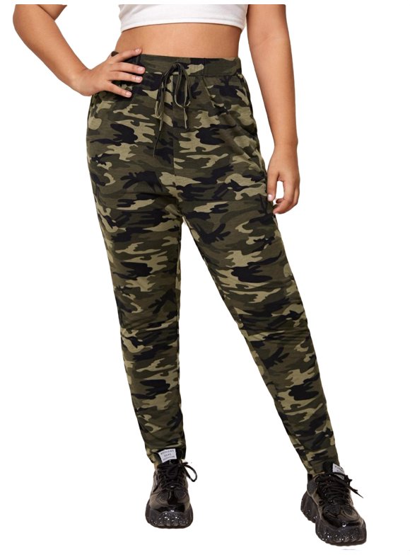 Camo Pants Plus Size Women