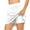 White, variant on Munlar High Waisted Golf Skorts for Women Army Green Pull on Fitness Solid with Liner Loose Shorts