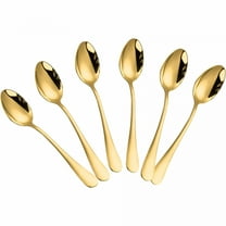 ACDANC Demitasse Espresso Spoons Set of 6, Mini Coffee Spoon, Stainless Steel Spoons for Dessert