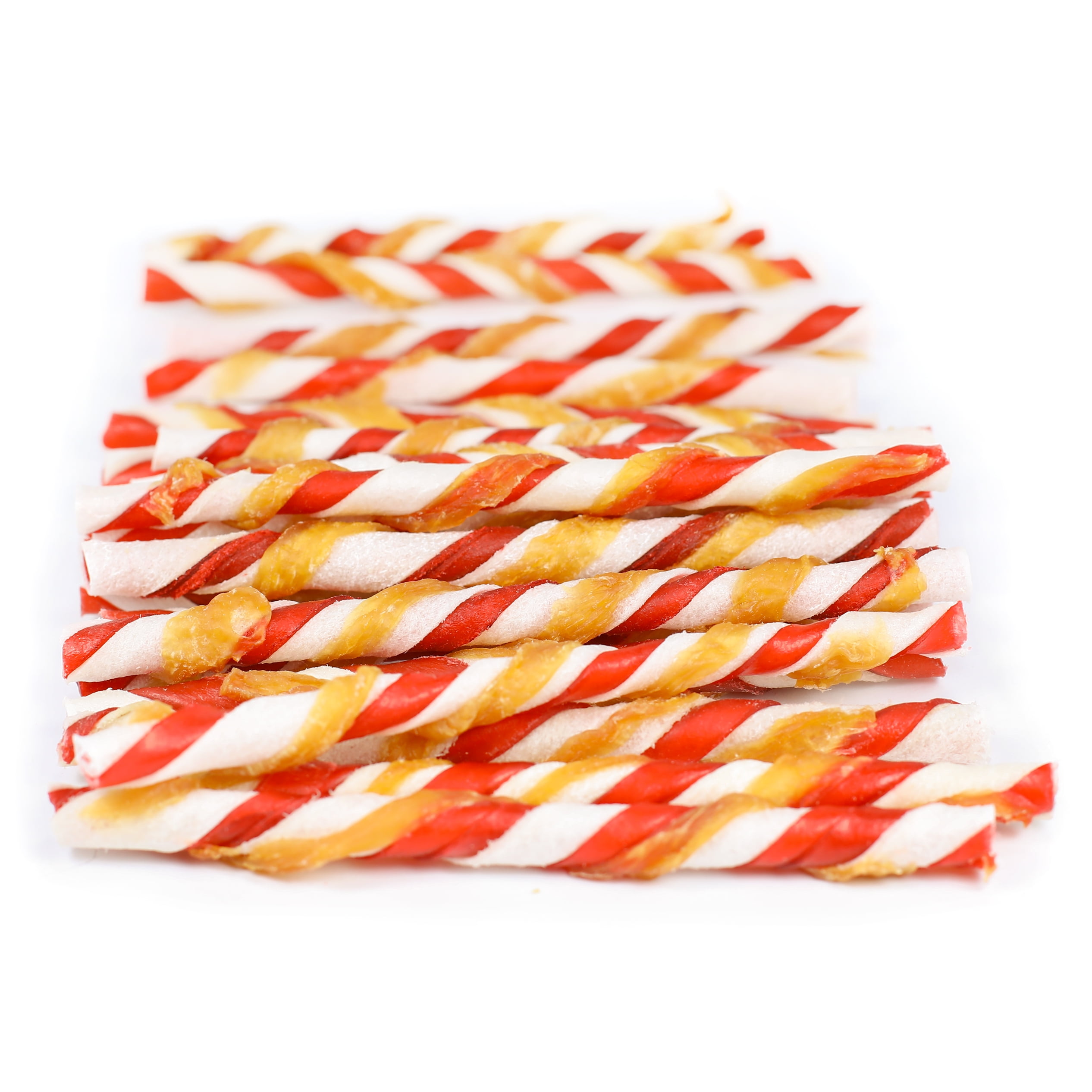 (4 pack) Ol' Roy Rawhide Chicken Sticks, Dog Treats, Chicken Flavor, 5 Inch, 50 Count