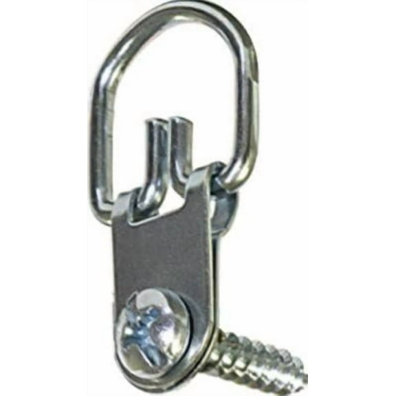 Hillman D-Ring Picture Hangers Small - Durable - 4-Pack, S, Multicolor, 10 Count