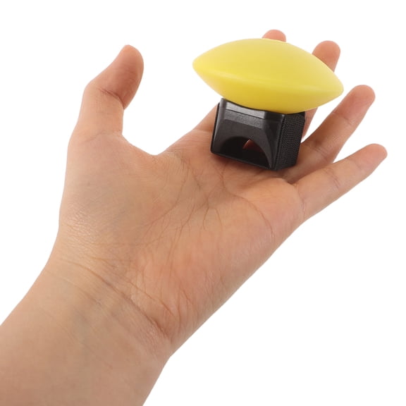 OFFIGAM African Drum Accessories Yellow Plastic Maracas for Home and Outdoor Use