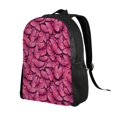 thumbnail image 2 of Balery Pink Butterfly Mochila - Mochila Estilosa y Duradera para Laptop de 15 Pulgadas con Tela Oxford Impermeable, 2 of 8