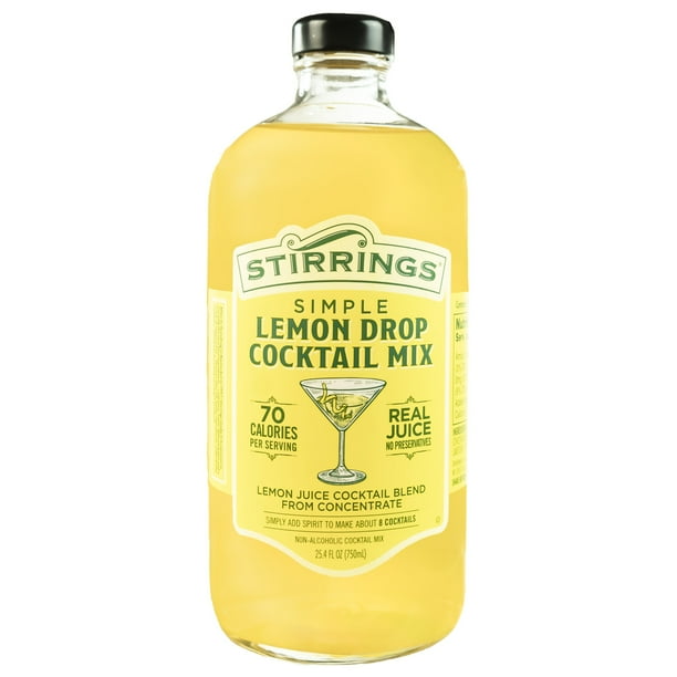 Stirrings Lemon Drop Cocktail Mixer, 750ml