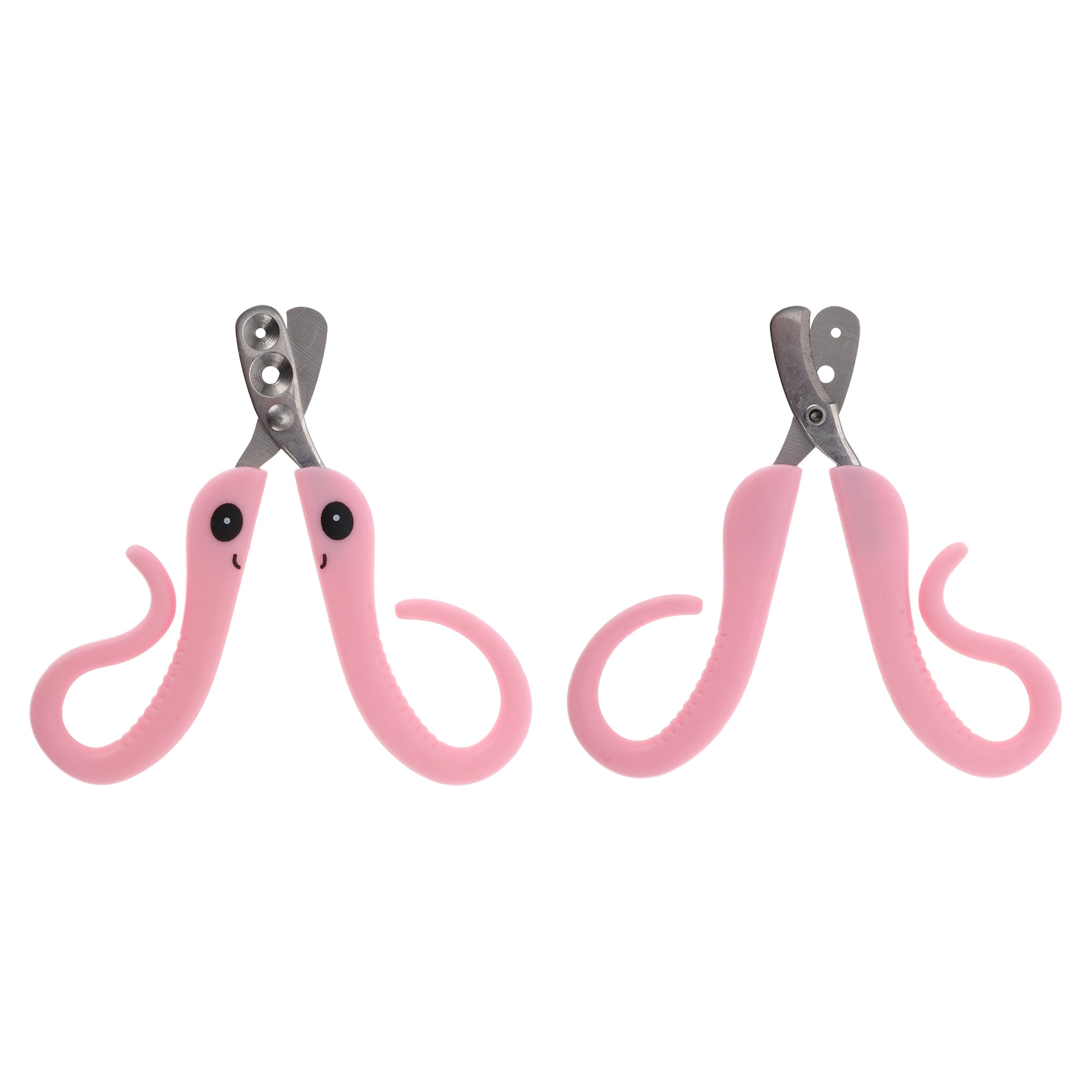 Unique Bargains Pet Nail Clippers for Dog for Cat 4.33"x3.15" 1 Pc Pink