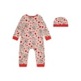 thumbnail image 2 of Bluey Baby Unisex Valentine All Over Printed Coverall and Hat, Sizes 0-24M, 2 of 6