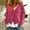 Hot Pink, variant on Odbmxy Long Sleeve Cardigan Sweaters for Women Plus Knit Brown Light Sweaters for Casual Loose Solid Button Cardigans