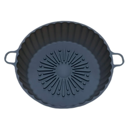 

Air Fryer Pot Silicone | Heat Resistant Silicone Basket for Air Fryer | Non Stick Air Fryer Liners for Parchment Paper Liners Replacement Keep the Food Crispy