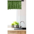 thumbnail image 2 of Ambesonne Asian Print Valance Pack of 2, Japanese Pattern Art, 42"X12", Olive Green and Lime Green, 2 of 3
