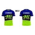 thumbnail image 3 of Camisetas de manga corta con cuello redondo para deportes al aire libre del equipo de carreras Yamaha Kawasaki para hombres y mujeres Tejido avanzado Cómodo y transpirable, 3 of 5