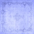 thumbnail image 1 of Ahgly Company Indoor Square Persian Blue Traditional Area Rugs, 4' Square, 1 of 4