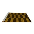thumbnail image 2 of Ahgly Company Machine Washable Indoor Square Abstract Yellow Modern Area Rugs, 3' Square, 2 of 4