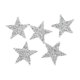thumbnail image 4 of Parches para planchar con forma de estrella, 5 uds., 6cm, resina plateada, diamantes de imitación brillantes, estrella de cinco puntas, adhesivo termofusible para planchar, ropa DIY, 4 of 5