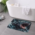 thumbnail image 6 of Kdxio Wave Chain Shark,16" x 24", Non-Slip Front Door Mats,Outdoor Welcome Mat Washable, 6 of 9