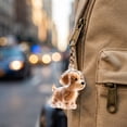 thumbnail image 3 of Orangide Pet Hair Keychain Dog Memorial Keepsake Clear Puppy Shaped Capsule Container for Fur Storage Pendant Gift for Dog Lovers, 3 of 9