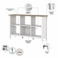 thumbnail image 7 of Bowery Hill 6 Cube Organizer in Pure White and Shiplap Gray - Engineered Wood, 7 of 7