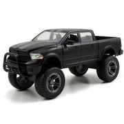 2014 Dodge Ram 1500 Matt Black Pickup Truck Off Road "Just Trucks" 1/24 by Jada 97473
