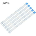 thumbnail image 2 of Flexible Flat Cable, 18 Pins 0.5mm Pitch 150mm FPC FFC Ribbon Cable  for LCD TV Car Audio DVD Player Laptop 5Pcs(B Type), 2 of 4