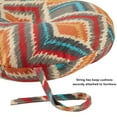 thumbnail image 3 of Surreal Chevron 15 in. Round Outdoor Bistro Seat Cushion (Set of 4) by Greendale Home Fashions, 3 of 7