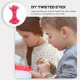 thumbnail image 2 of 100pcs Handmade Diy Supply Twisted Sticks Material Chenille Stems Twisting Fluffy Diy Sticks, 2 of 8