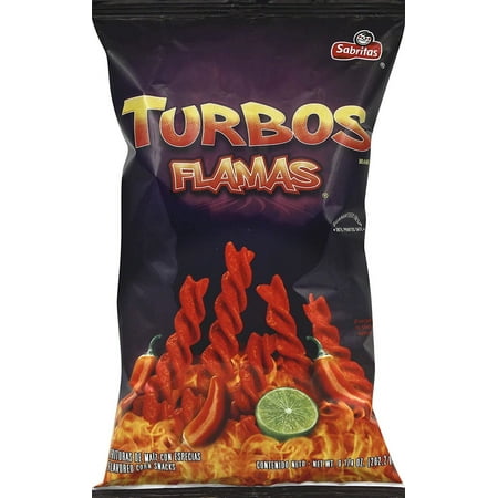Frito Lay, , Turbos Corn Snacks, Flamas, 9.25oz Bag (Pack of 4)