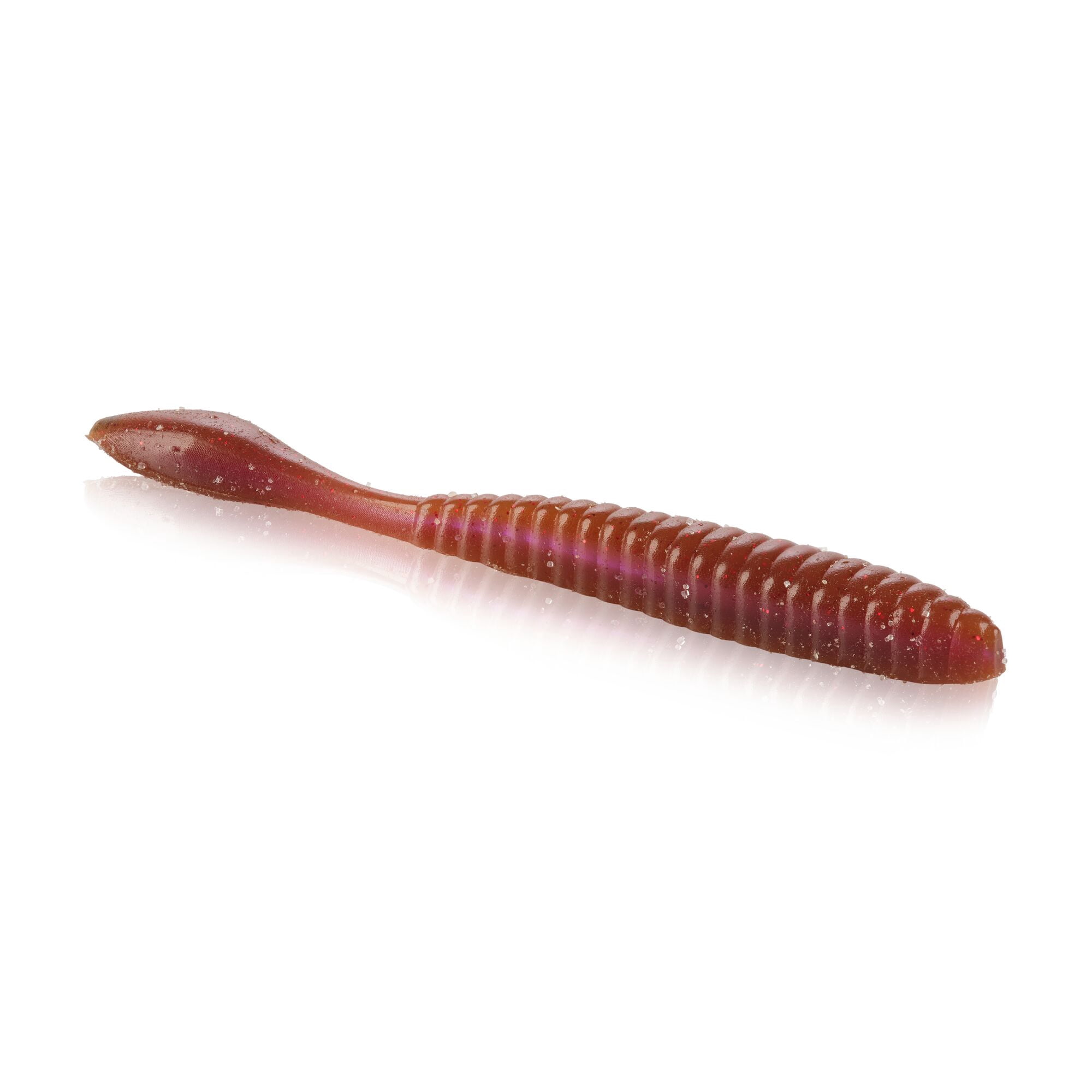 Berkley Lab Series™ Flat Worm, 3.6 in, Oxblood Red Flake