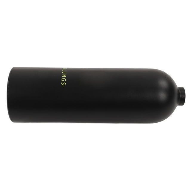 Cylindre d'Oxygène de Plongée, Réservoir de Plongée en Aluminium 6061 Simple pour Plongée Réservoir Noir, Réservoir Jaune