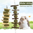 thumbnail image 2 of Yirtree 2Pcs/Set Bunny Chew Balls Chewing Playing Toys Teeth Care Molar Natural Apple Sticks for Rabbits Chinchillas Guinea Pigs Hamsters Improve Dental Health, 2 of 7