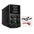 thumbnail image 2 of Adjustable DC Regulated Laboratory Power Supply, Bench Power Supply 30V10A 60V5A Stabilized Power Supply, Voltage Regulator Switch ,High Stability, 2 of 8