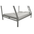 Mainstays Premium Twin over Full Metal Bunk Bed, Gray