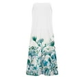thumbnail image 5 of 2026 ! JINMGG Summer Dresses 2026, Dresses for Women 2026 Women's Summer Fashion Casual Printing Sleeveless Round Neck Pocket Dress Beach Casual Maxi Sundress Sky Blue XXL, 5 of 5