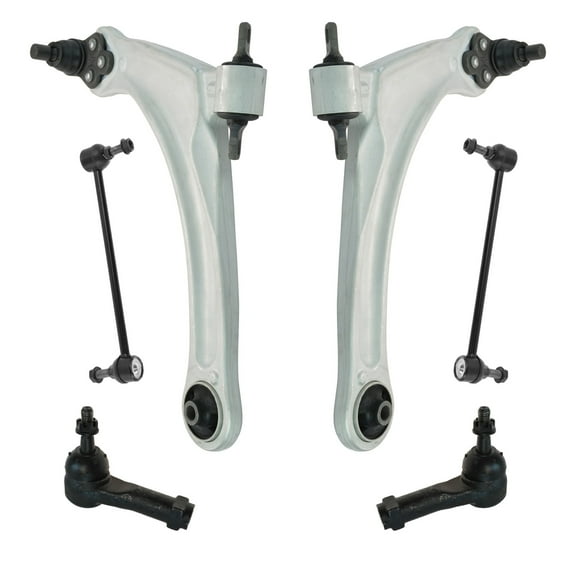 6 Piece Steering Suspension Kit Control Arms w/ Ball Joints Outer Tie Rods Links PSA52481 Fits select: 2006-2010 CHEVROLET COBALT, 2006-2007 CHEVROLET HHR