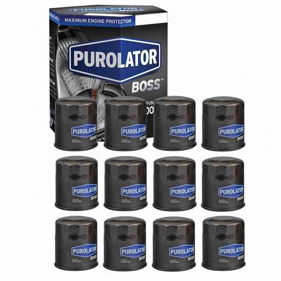12 pc Purolator BOSS PBL14615 Engine Oil Filters for Oil Change Lubricant Filters Fits select: 2001-2023 SUBARU FORESTER, 2008-2023 SUBARU OUTBACK