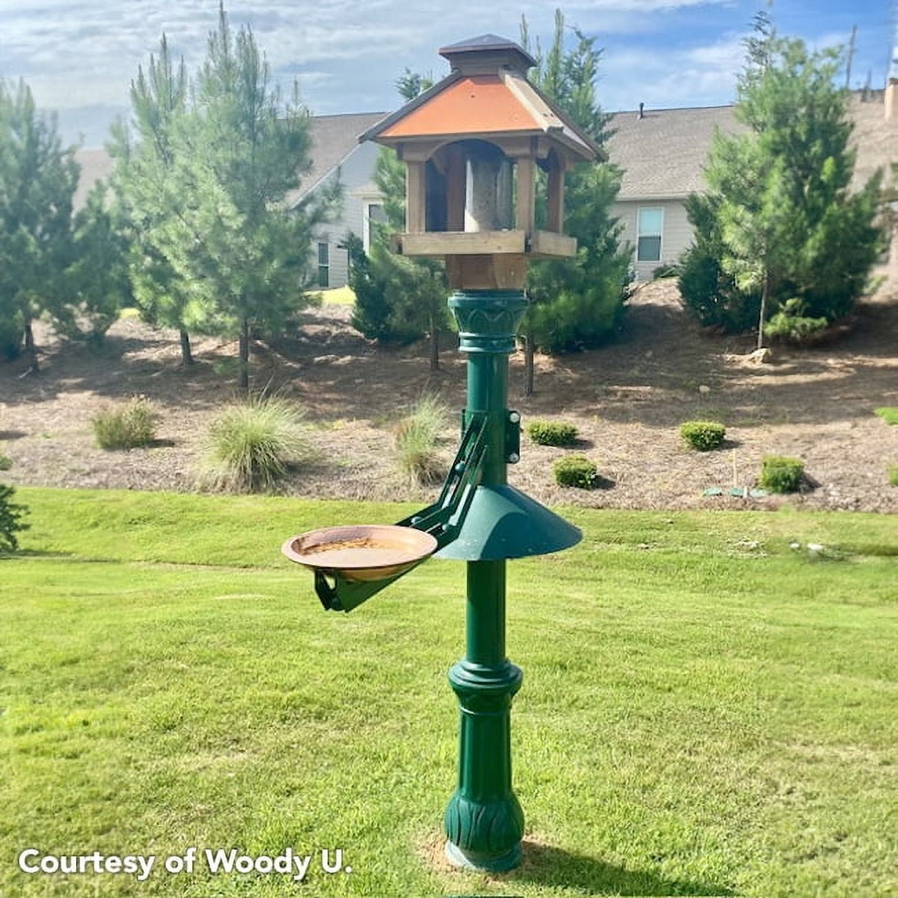 Achla Hammered Copper Bird Bath