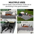 thumbnail image 6 of FurHaven Pet Products Quilted Twill Waterproof Bed/Furniture Protector - Gray, Medium/Full, 6 of 11