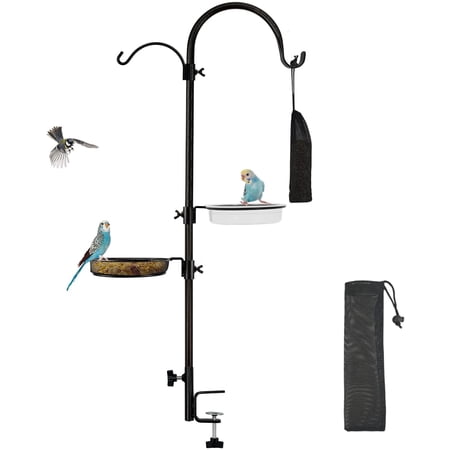 Deck Hook Bird Feeder Pole Bird Feeder Porch Multi Hook Bird Feeding
